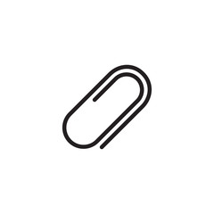 paper clip icon vector design logo template EPS 10