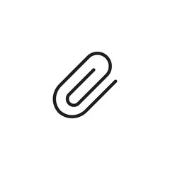paper clip icon vector design logo template EPS 10