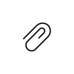 Obraz premium paper clip icon vector design logo template EPS 10