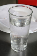 vaso de agua cpm gas y plato