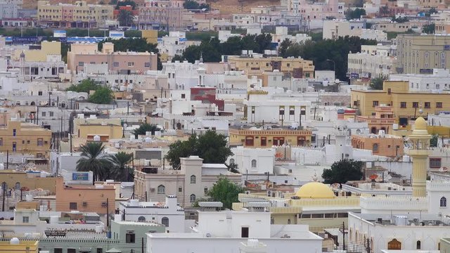 Panorama of Sur City in Oman