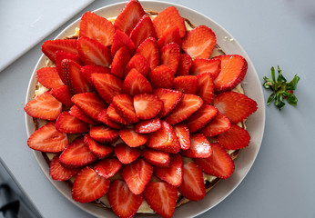 Tarte aux fraises