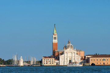Fototapeta premium Picturesque panoramic view of San Giorgio Maggiore in Venice, Italy.
