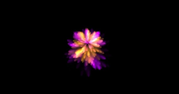 colorful spark animation, black background, perfect for movies