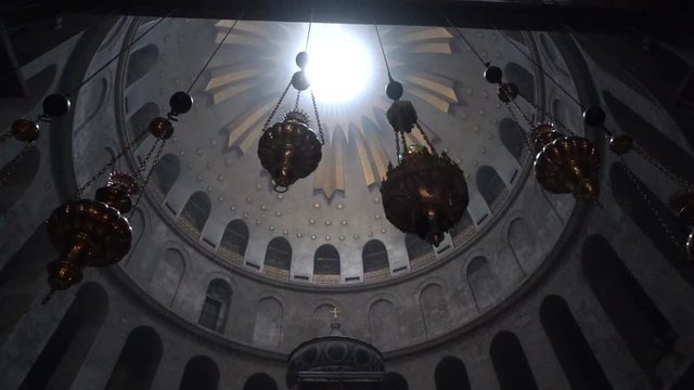 unzoom dome church of the holy sepulchre