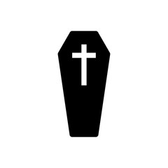 Obraz premium coffin icon design vector logo template EPS 10