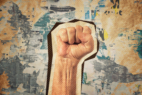 Rise up! Fight for your right motivational poster.