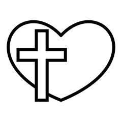 Obraz premium cross icon vector design logo template EPS10