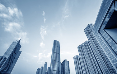 Fototapeta na wymiar Skyscraper in Tianjin, China