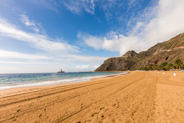Fototapeta na wymiar beach background, sand and ocean