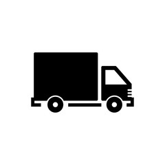 delivery truck icon vector design logo template EPS 10