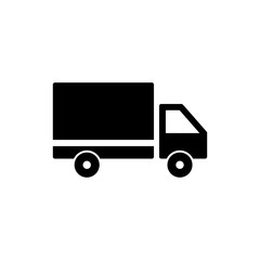 Fototapeta premium delivery truck icon vector design logo template EPS 10