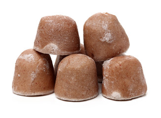Sticky Rice Cake on white background