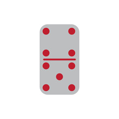 dominoes icon design vector logo template EPS 10