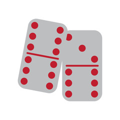 dominoes icon design vector logo template EPS 10