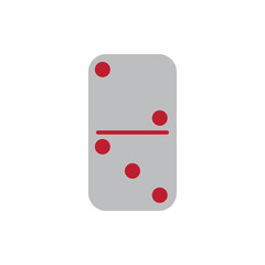 dominoes icon design vector logo template EPS 10
