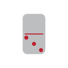dominoes icon design vector logo template EPS 10