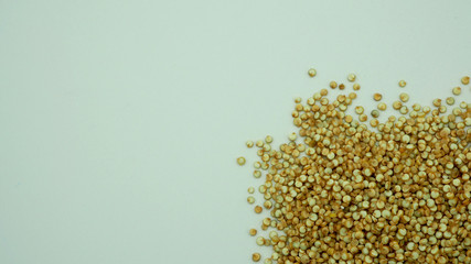 Natural White Quinoa is health food. High fiber and protein,vitamins,Gluten-Free and Very High in Antioxidants.