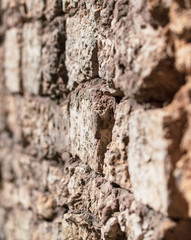 Stones as bricks in the wall as abstract background