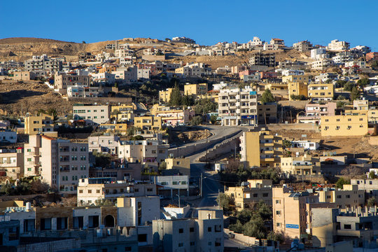 wadi musa city to enter petra jordan archaeological site