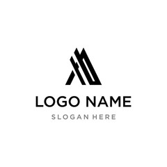 BUSINESS CORPORATE IDENTITY  LETTER A LOGO DESIGN