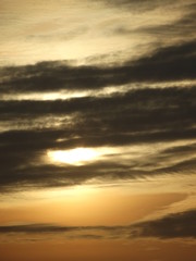Obraz na płótnie Canvas Clouds sky sunset