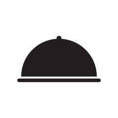 Food tray icon vector