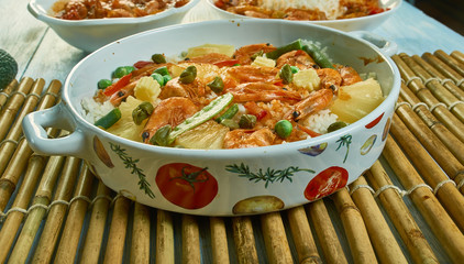 Baked Spanish risotto