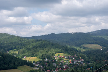 Mountain landscape in spring.