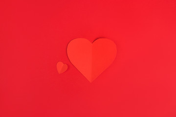 Background with hearts