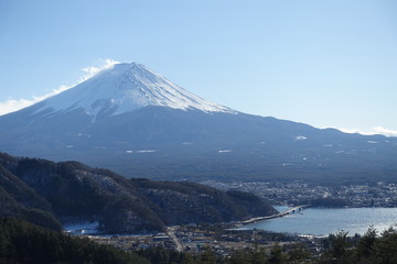 Fototapeta premium 富士五湖の美しい景色