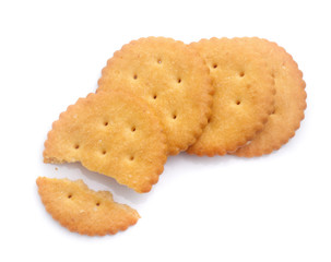 cracker  isolated on white background