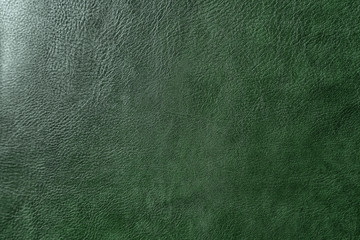 Obraz premium Close up green leather and texture background