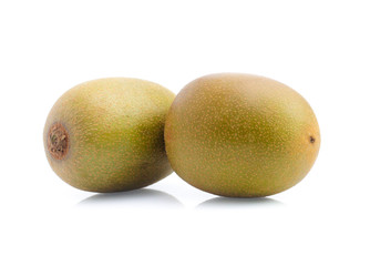 gold kiwi isolated on white background