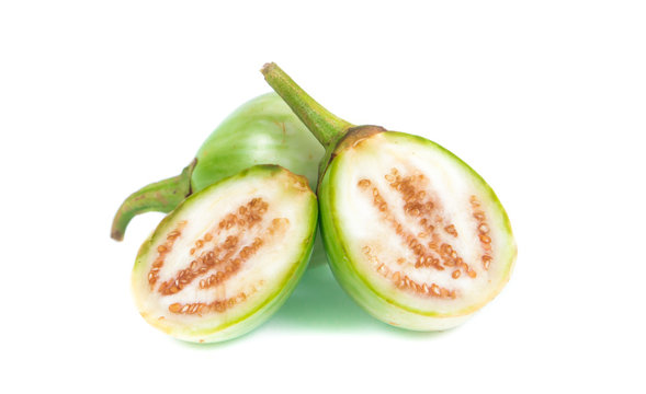eggplant isolated on white background