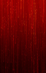 Background texture sparkling bright red light moving