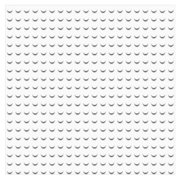 Vector background illustration. Kids plastic construction blocks. White color.