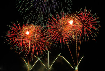 Colorful fireworks