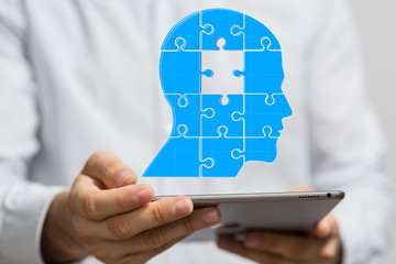 human head, chakra power, inspiration abstract thought.