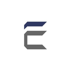 Letter EC Logo Template Design Vector Illustration