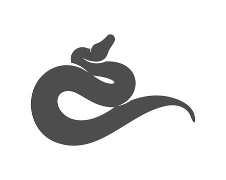 Python snake logo vector, Animal graphic, Snake design Template illustration