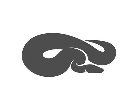 Python snake logo vector, Animal graphic, Snake design Template illustration