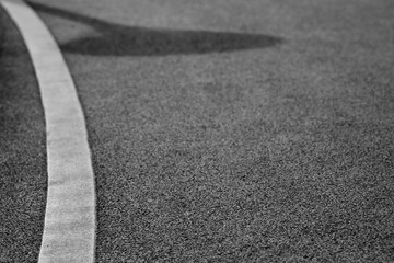 Fototapeta premium closeup asphalt road texture