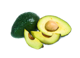 Avocado isolated on a white background