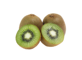 Obraz premium kiwi fruit isolated on white background