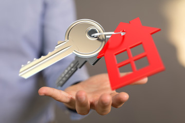  house in among houses for real estate  concept.