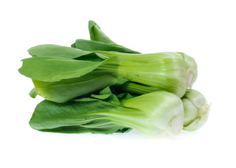 Chinese Vegetable cabbage on white background