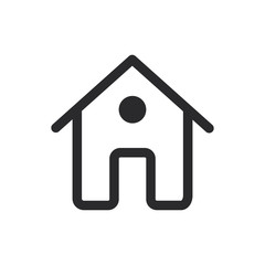 House vector icon in modern style for web site and mobile app