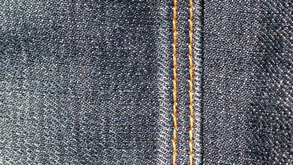 Blue denim jeans texture background.