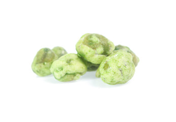 dry peas isolated on a white background